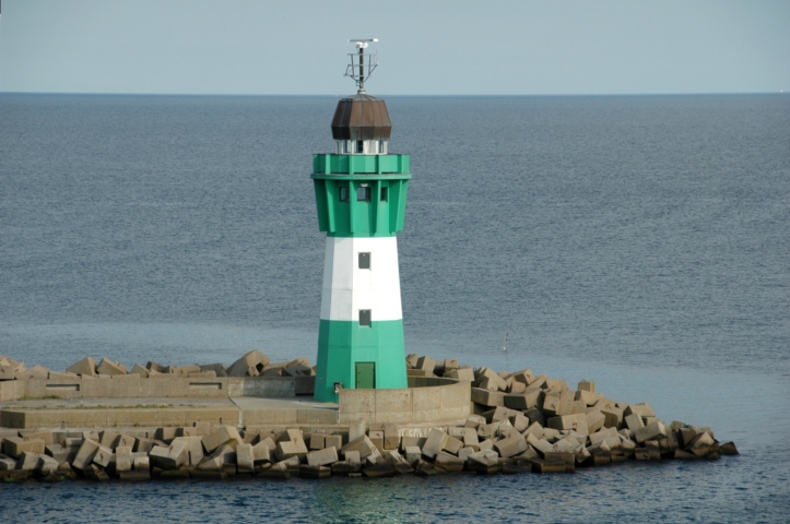 Leuchtturm Fhrhafen Sassnitz (Mukran)