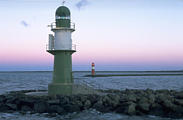 Leuchtturm-Atlas: Tabelle Leuchtturm Warnemnde, Mole